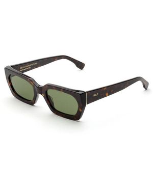 Retrosuperfuture 9Rz Teddy 3627 Sunglasses Acetate Squared - Green