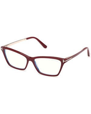 Tom Ford Ft6135-B 069 Optical Frames Acetate Butterfly Normal - Black