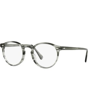 Oliver Peoples Ov5186 Gregory Peck 1705 Optical Frames Acetate Transparent Pantos Normal - Black