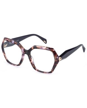 Police Vplr19 New Clue 2 09Uv Optical Frames Acetate Geometric - Black