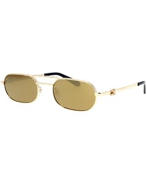 Off-White c/o Virgil Abloh Oeri072 Baltimore 7676 Mirror Sunglasses Metal Round Normal Mirror - Metallic