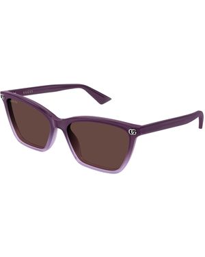 Gucci Gg2111S 003 Sunglasses Acetate Cat Eye - Black