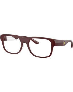 FERRARI SCUDERIA Fz8030U 530 Optical Frames Injected Transparent Geometric Normal - Black
