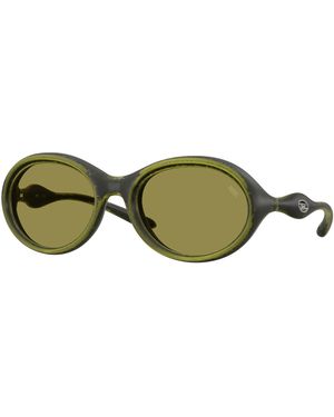 DIESEL Dl3009U 511/2 Sunglasses Injected Round Normal - Green