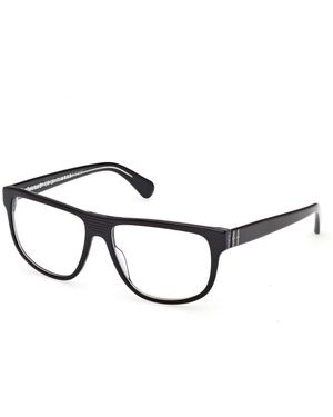 Timberland Tb50097 001 Optical Frames Acetate Smoke Squared Normal - Black