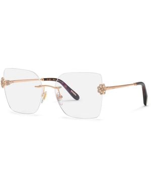 Chopard Vchl60S 08Fc Optical Frames Metal Squared - Black