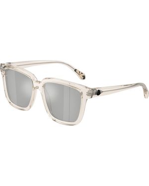 Moncler Me6026 Clasico 30037I Sunglasses Acetate Pillow Normal - Black