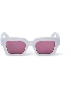 Off-White c/o Virgil Abloh Oeri008 Virgil 0928 Burgundy Sunglasses Acetate Bordeaux Squared Normal - Purple