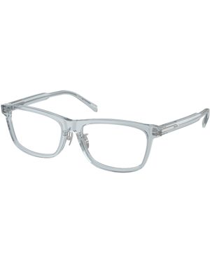 Prada Pr B08Vd 19T1O1 Optical Frames Acetate Squared Normal - Black