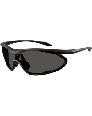 Moncler Q74013 628887 Sunglasses Injected Geometric Normal - Black