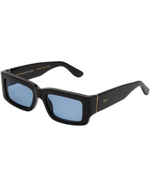 Retrosuperfuture Ons Notte Azure Sunglasses Acetate Squared Normal - Black