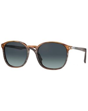 Persol Po3215S 1137Q8 Sunglasses Plastic Squared Shaded - Black