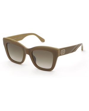 Twinset Stw112 09Ht Sunglasses Acetate Squared Normal Nuanced - Black