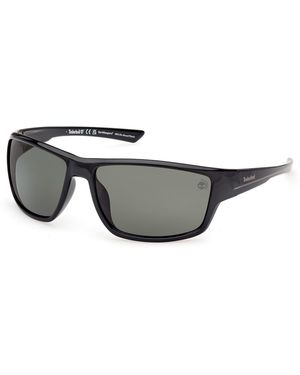 Timberland Tb00003 01R Sunglasses Injected Squared Polarized - Black
