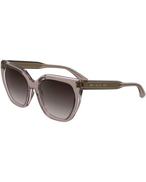 Calvin Klein Ck24535S 272 Sunglasses Acetate Butterfly Normal Shaded - Black