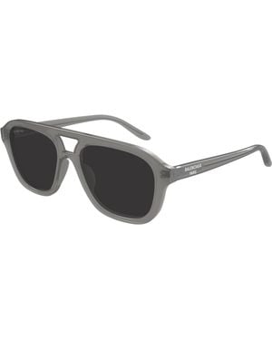 Balenciaga Bb0525S 005 Sunglasses Acetate Pilot - Black