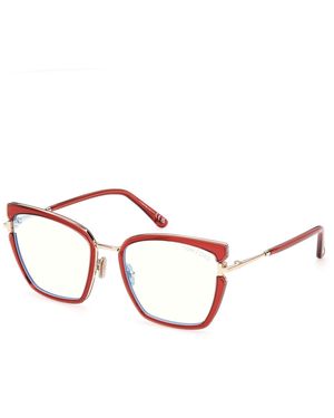 Tom Ford Ft5984-B 42 Optical Frames Injected Butterfly Normal - Black