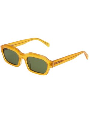 Retrosuperfuture Vf0 Boletus Sereno Sunglasses Acetate Squared Normal - Yellow