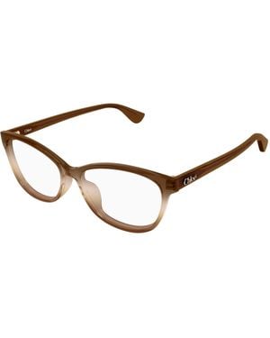 Chloé Ch0394Ol 010 Optical Frames Acetate Transparent Cat Eye - Black