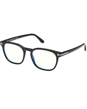 Tom Ford Ft5818-B 001 Optical Frames Acetate Squared Normal - Black