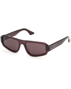 Gcds Gd0081 48Y Sunglasses Acetate Squared Normal - Black