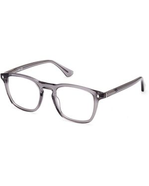 Web We5386 020 Optical Frames Acetate Squared Normal - Black
