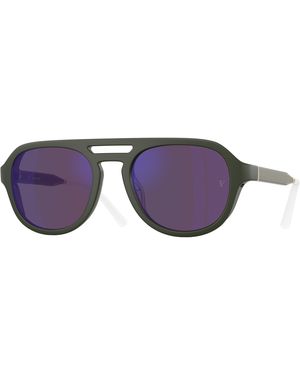Oliver Peoples Ov5589Su R-13 70064V Sunglasses Injected Pilot Normal - Black
