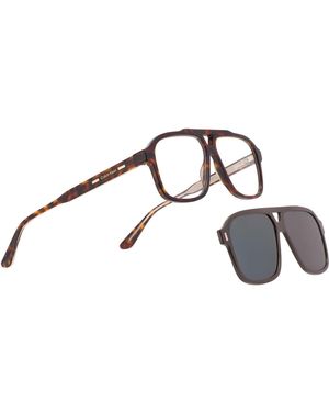 Calvin Klein Ck24549 Clip 206 Sunglasses Bio-Injected Squared Normal - Black