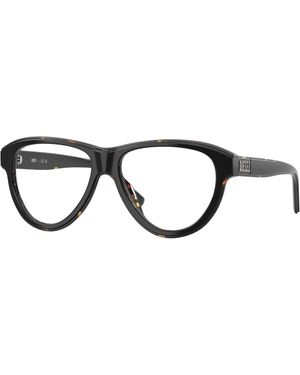 DIESEL Dl4031U 2071 Optical Frames Acetate Transparent Pilot Normal - Black