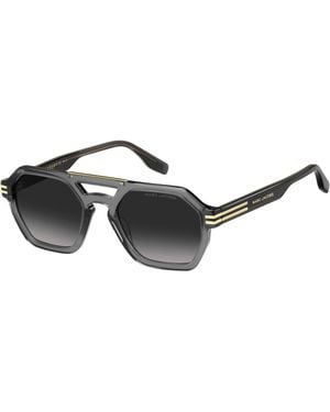 Marc Jacobs Marc 587/S Kb7/9O Sunglasses Plastic Geometric Shaded - Black