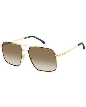 Carrera 333/S 2M2/86 Sunglasses Steel Pilot Shaded - Black