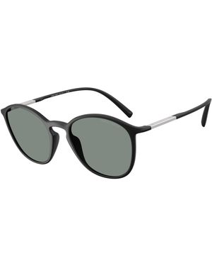 Giorgio Armani Ar8233U 5042/1 Sunglasses Injected Pantos Normal - Black