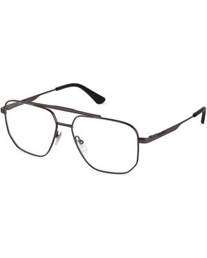Police Vplu55 Origins Lite 39 568 Optical Frames Metal Geometric - Black
