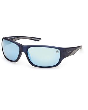 Timberland Tb00084 91D Sunglasses Injected Squared Polarized - Black