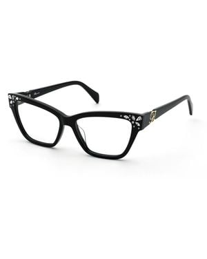 Blumarine Vbm883S 700S Optical Frames Acetate Cat Eye - Black