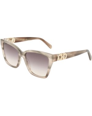 Ferragamo Sf2110S 013 Sunglasses Acetate Squared Normal - Black