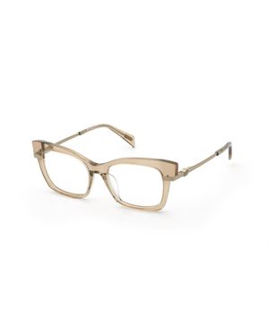 Blumarine Vbm898 07Ay Optical Frames Acetate Squared - Black