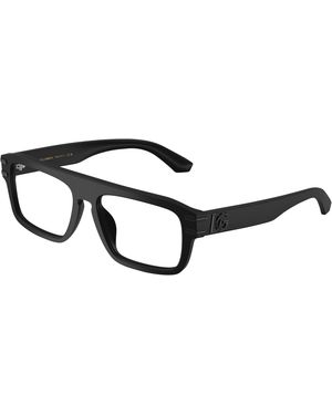 Dolce & Gabbana Dg3457 2525 Optical Frames Acetate Transparent Squared Normal - Black
