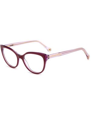 Carolina Herrera Her 0253 Qho Optical Frames Acetate Cat Eye - Black
