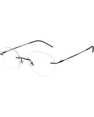 Giorgio Armani Ar5147 3001 Optical Frames Metal Transparent Pantos Normal - Black