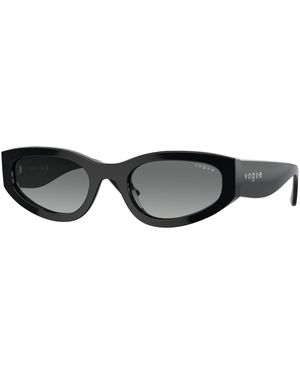 Vogue Eyewear Vo5585S W44/11 Sunglasses Acetate Geometric Normal Shaded - Black