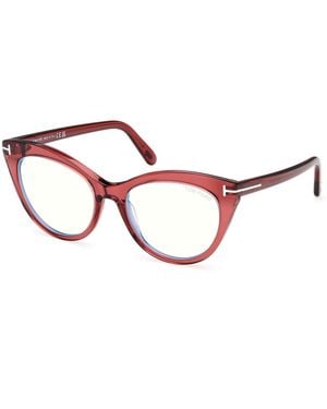 Tom Ford Ft6091-B 069 Optical Frames Acetate Cat Eye Normal - Black