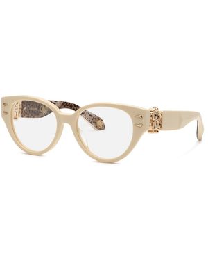 Roberto Cavalli Vrc076M 09X7 Optical Frames Acetate Butterfly - Black