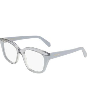 Ferragamo Sf3023 454 Optical Frames Acetate Squared Normal - Black