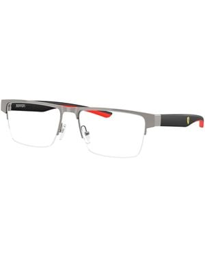 FERRARI SCUDERIA Fz7007 105 Optical Frames Metal Squared Normal - Black