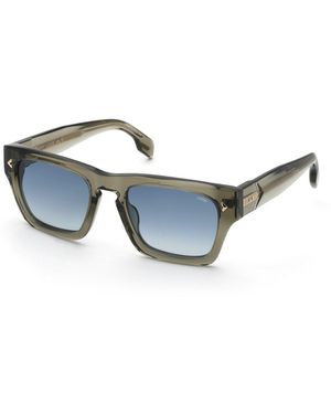 Lozza Sl4378M Allegro 2 805 Sunglasses Acetate Squared Normal Shaded - Black