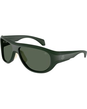 Moncler Me8013 Bleacher 502971 Sunglasses Injected Round Normal - Green