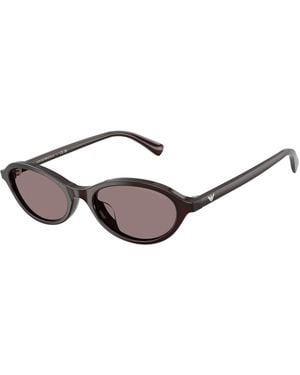Emporio Armani Ea4281U 64547N Sunglasses Acetate Round Normal - Black