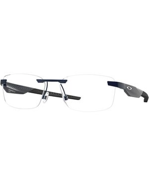 Oakley Ox3126 Steakhouse 1.0 312601 Optical Frames Metal Transparent Squared Normal - Black