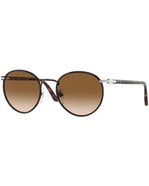 Persol Po2422Sj 992/51 Sunglasses Metal Pantos Normal Shaded - Black